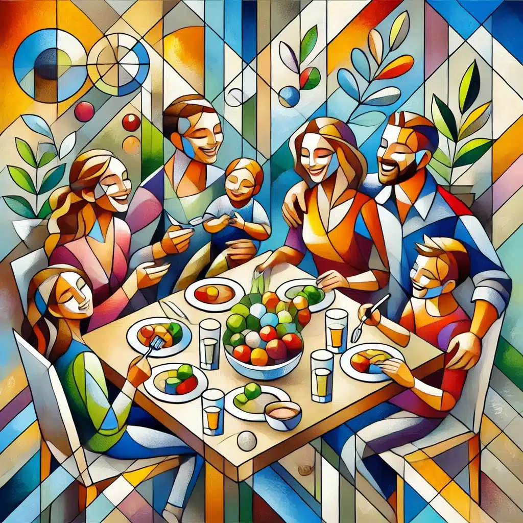 benefici di mangiare in famiglia
